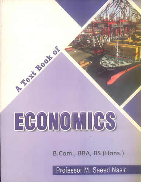 A Textbook of Economics For BS B Com Part 1