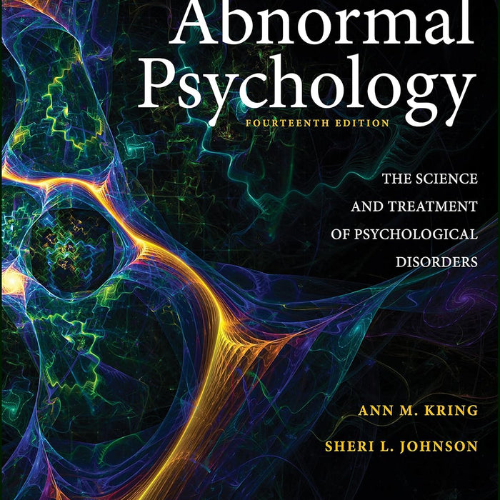 Abnormal Psychology 14th Edition