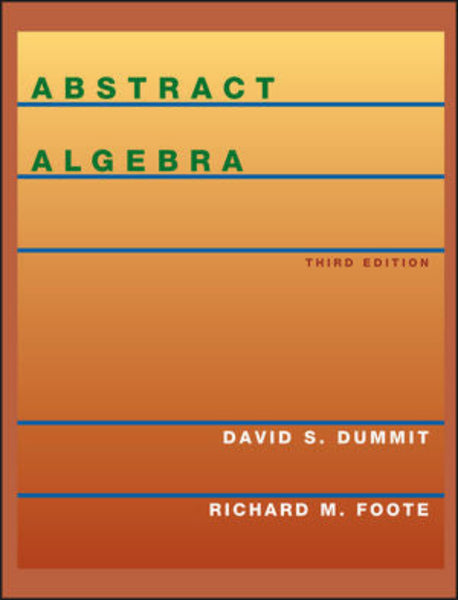 Abstract Algebra 3rd Edition 