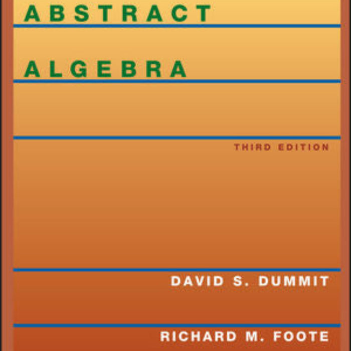 Abstract Algebra 3rd Edition 