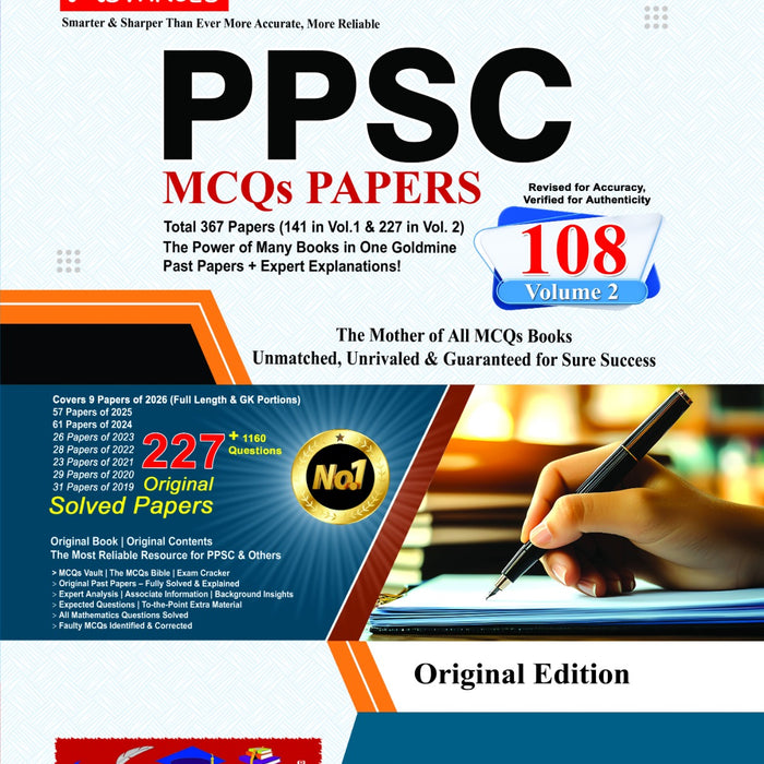 Advanced PPSC MCQs Model Papers 108