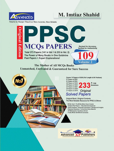 Advanced PPSC MCQs Model Papers 109