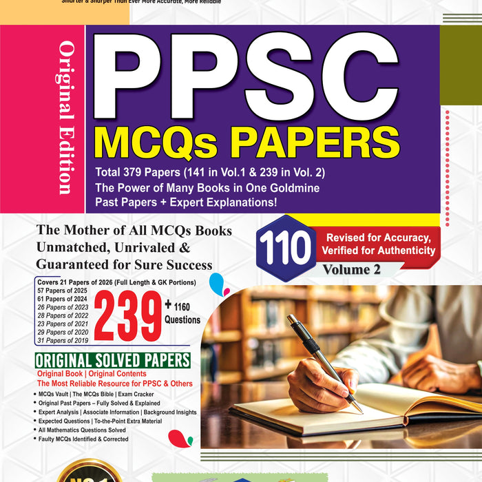 Advanced PPSC MCQs Model Papers 110