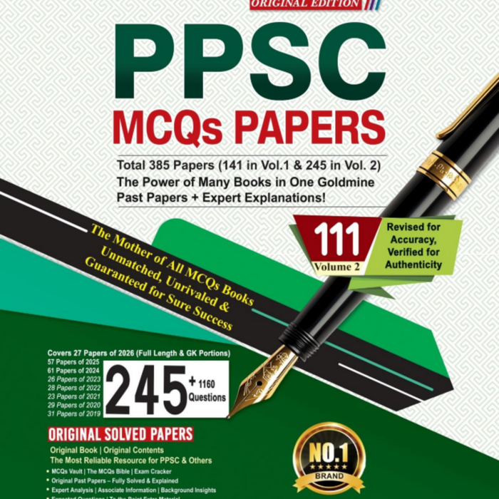 Advanced PPSC MCQs Model Papers 111