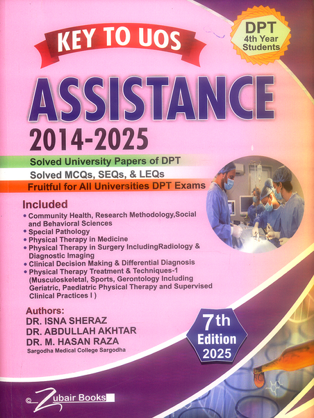 Assistance Key To UOS 4th Year DPT Students Solved Papers 7th Edition