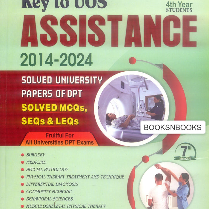 Assistance Key To UOS 4th Year DPT Students Solved Papers 7th Edition