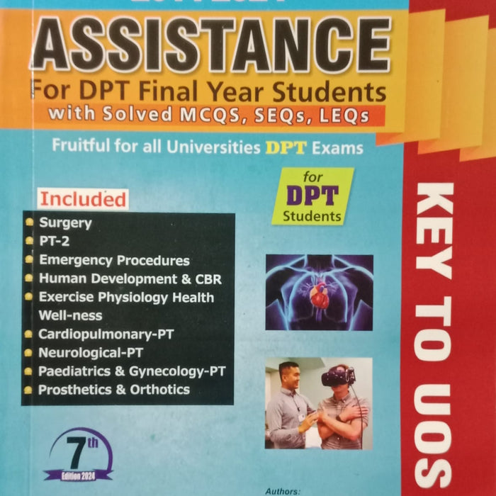 Assistance Key To UOS Final Year DPT Students Solved Papers 7th Edition