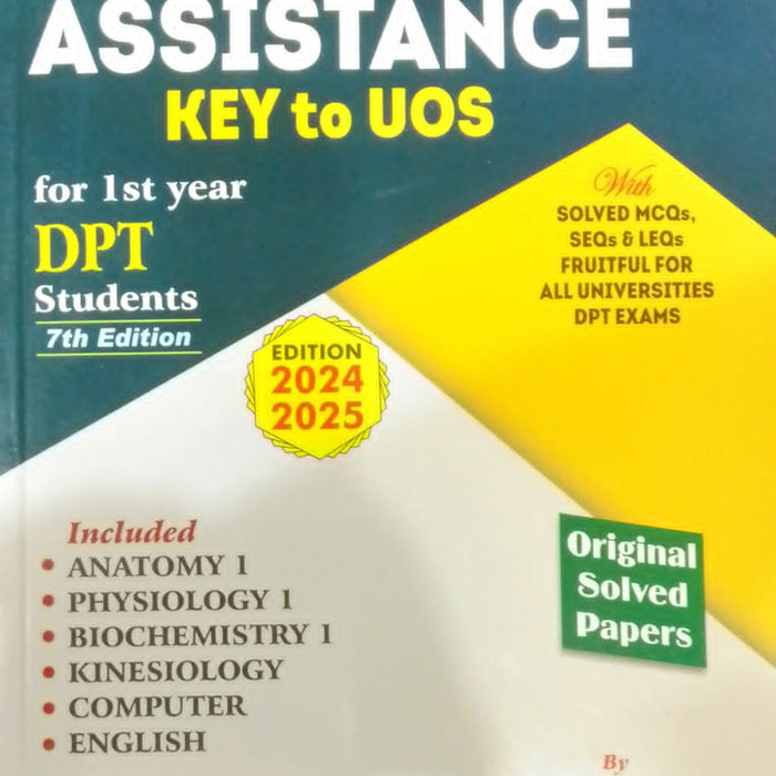 Assistance Key To UOS Solved Papers For 1st Year DPT