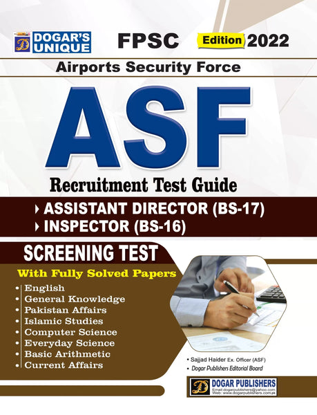 ASF Test Guide ( Assistant Director BS-17) + ( Inspector BS-16)