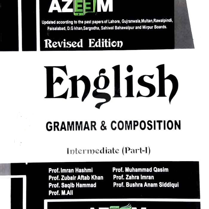 Azeem English Grammar & Composition For Intermediate ( Part - I) 