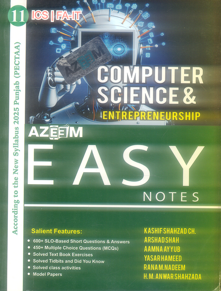Azeem Easy Notes Computer Science & Entrepreneurship 