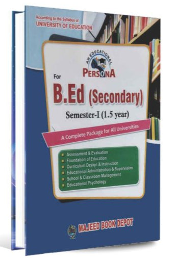 An Educational Persona For B.Ed (Secondry) 