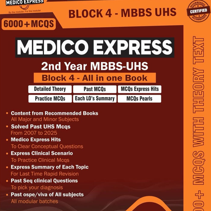 BLOCK 4 Medico Express For 2nd Year MBBS