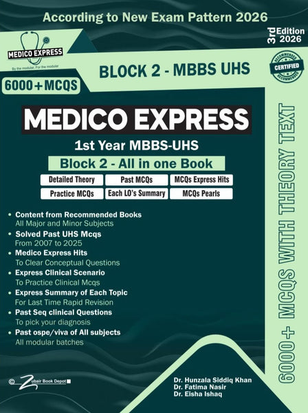 Block 2 Medico Express 1st Year MBBS