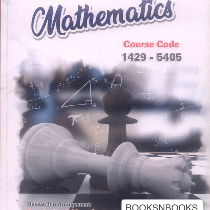 Business Mathematics For BS (Code 1429  5405)