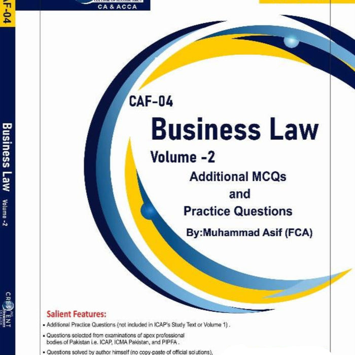 CAF- 04 Business Law Study Notes Volume 2