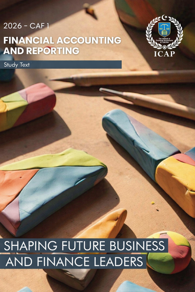 CAF 01 Financial Accounting And Reporting I Study Text 2026