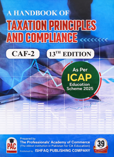 CAF 2 A Handbook Of Taxation Principles and Complliance 