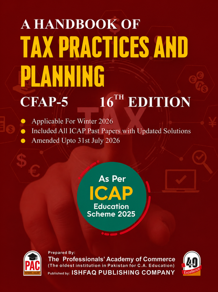 CFAP 5 Tax Practices and Planning 16th Edition 
