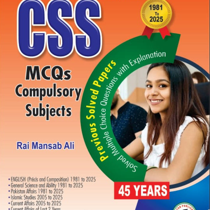 CSS Compulsory Subject MCQs