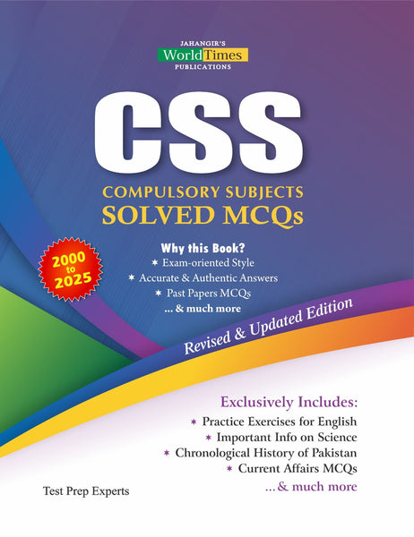 CSS Compulsory Subjects Solved MCQs