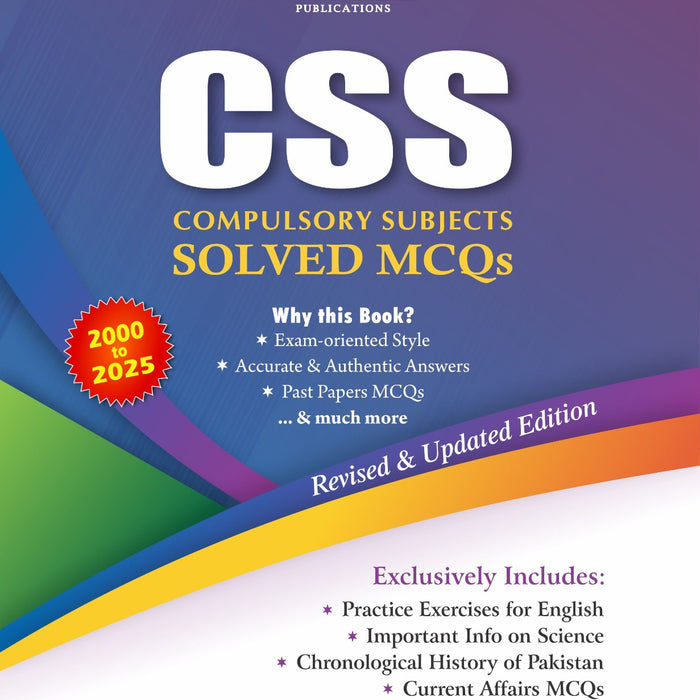CSS Compulsory Subjects Solved MCQs
