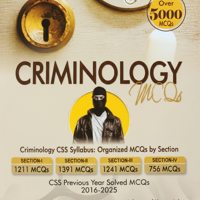CSS Times Criminology MCQs