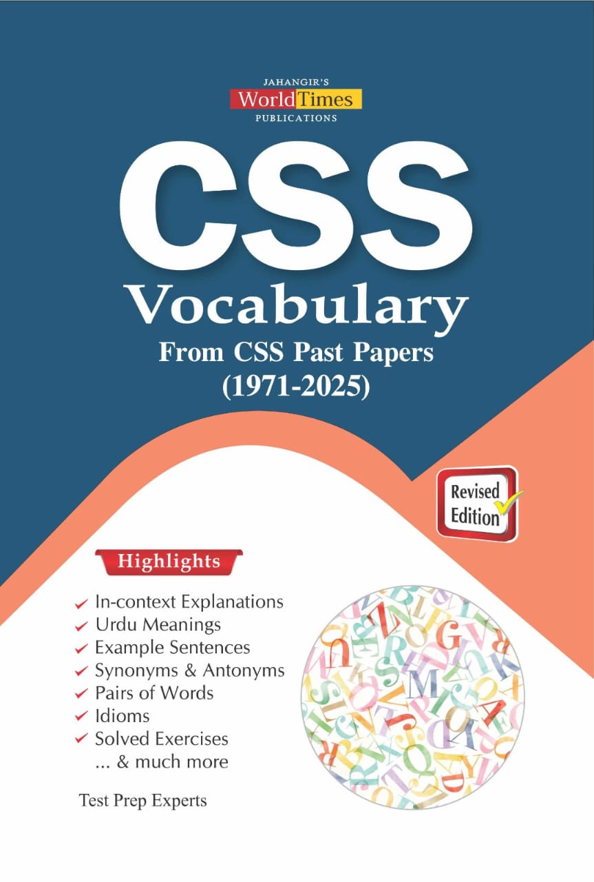 Css Vocabulary Paper Objective CSS Vocabulary From CSS Past Papers For CSS PMS - JWT – BooksNbooks