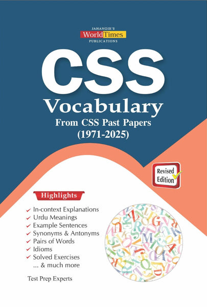 CSS Vocabulary From CSS Past Papers
