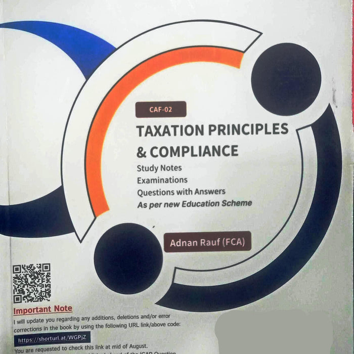 CAF-02 Taxation Principles And Compliance by Adnan Rauf