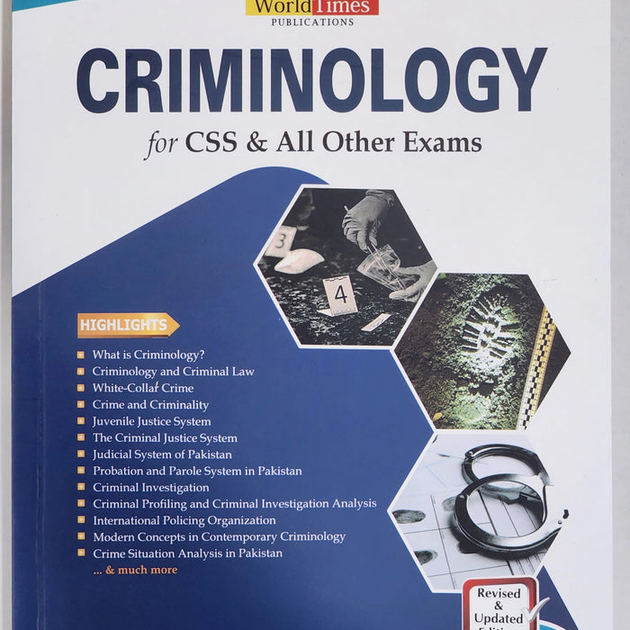 Criminology For CSS PMS  Shah Hassan