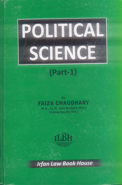 Political Science For LLB 5 Years Part 01 By Faiza Chaudhary