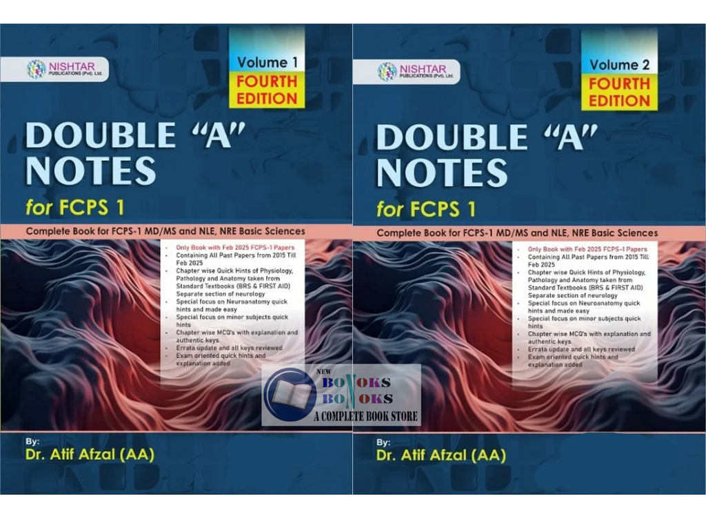 DOUBLE “A” NOTES FOR FCPS 1 4th Edition by Dr Atif Afzal (AA) – BooksNbooks