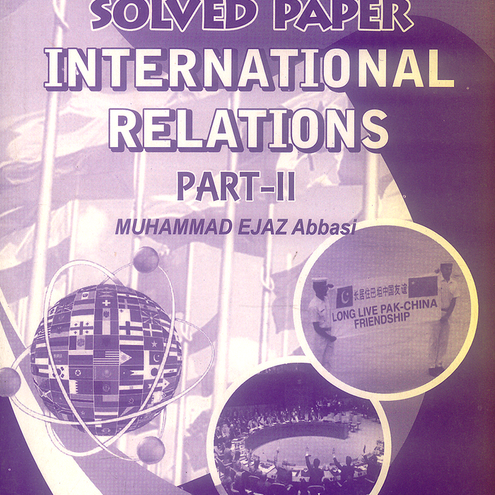 Daniyal International Relations Part 2 Solved Papers M.A M.Sc