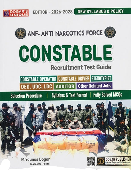 Dogar ANF - Anti Narcotics Force Constable Recruitment Test Guide