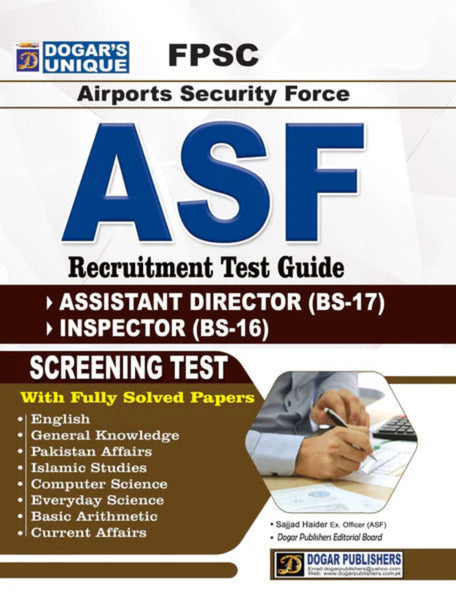 ASF - Airports Security Force Recruitment Test Guide