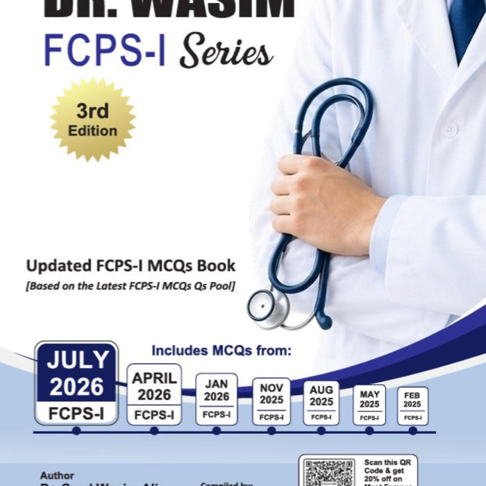 Dr Wasim FCPS 1 MCQs Book 3rd Edition