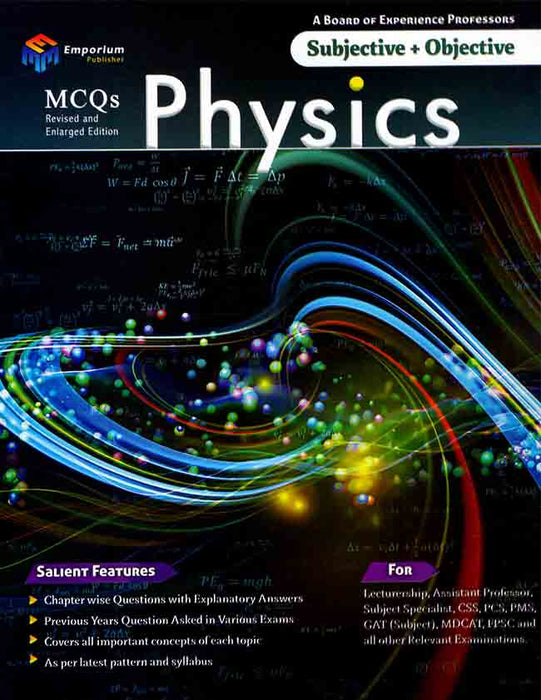 MCQs Physics Book for Lectureship CSS PMS MDCAT