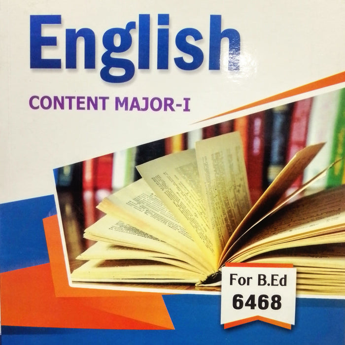 English Content Major - I For B.Ed