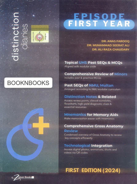 Episode First Year (Dictinction Diaries) 1st Edition by Dr Ali Raza Ch