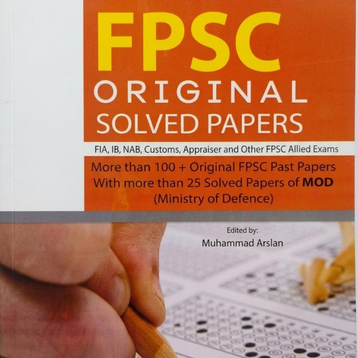 FPSC Original Solved Papers