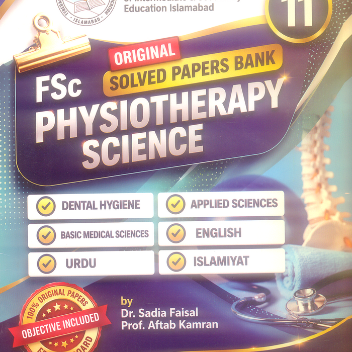 FSc Physiotherapy Science Solved Papers Bank For FSc 1st Year