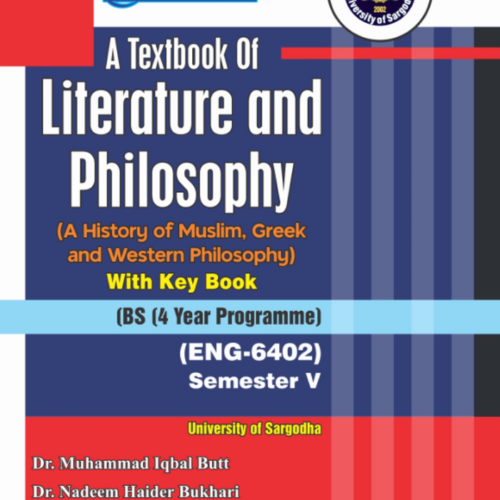 Famous A Textbook of Literature and Philosophy For BS with Key Book