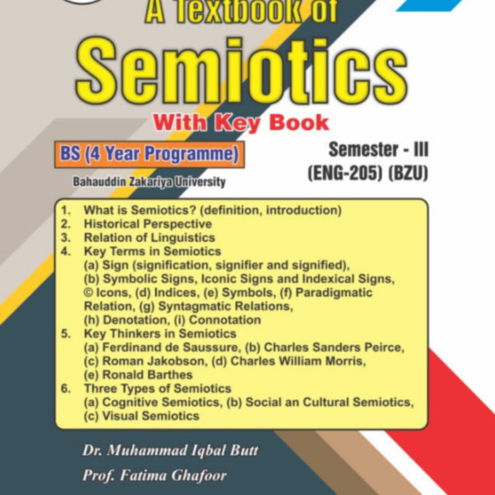 Famous A Textbook of Semiotics