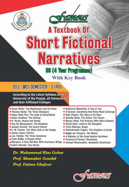 Famous A Textbook of Short Fictional Narratives