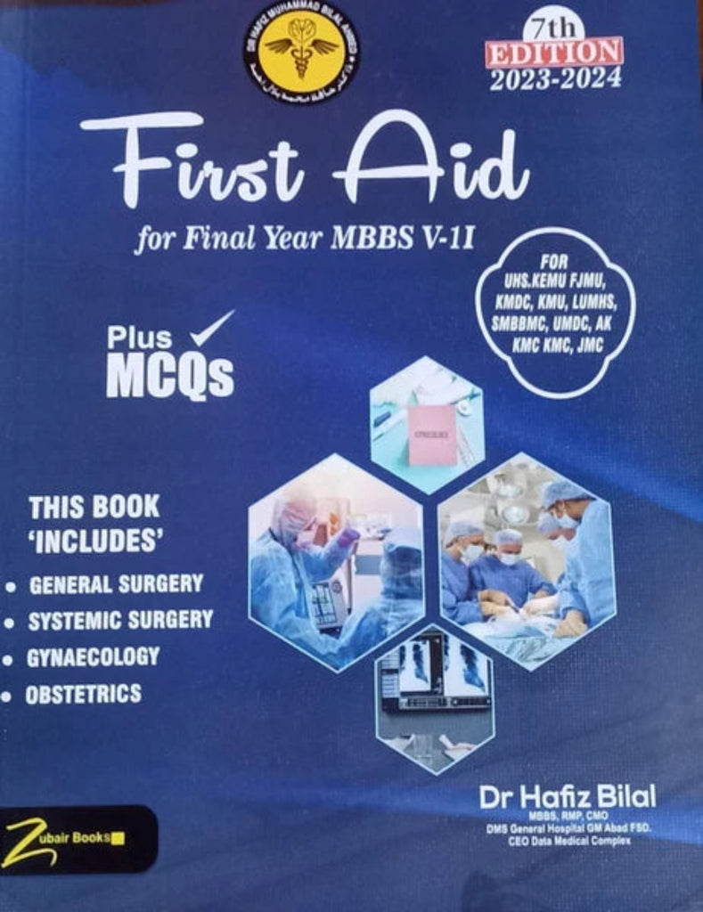 First Aid Final Year MBBS 7th Edition by Dr Hafiz Bilal – BooksNbooks