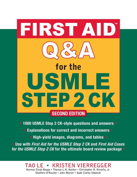 First Aid Q&A for the USMLE Step 2 CK (First Aid USMLE) 2nd Edition