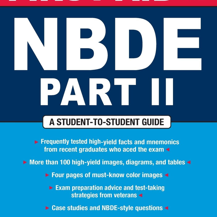 First Aid for the NBDE Part II (First Aid Series) 