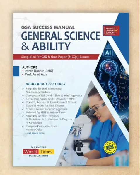 GSA Success Manual General Science and Ability