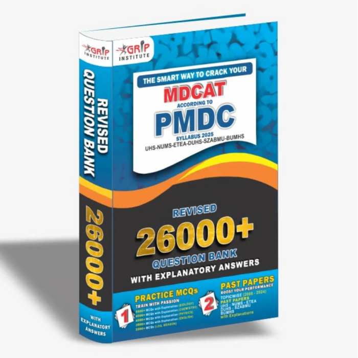 Grip MDCAT Revised 26000+ Question Bank